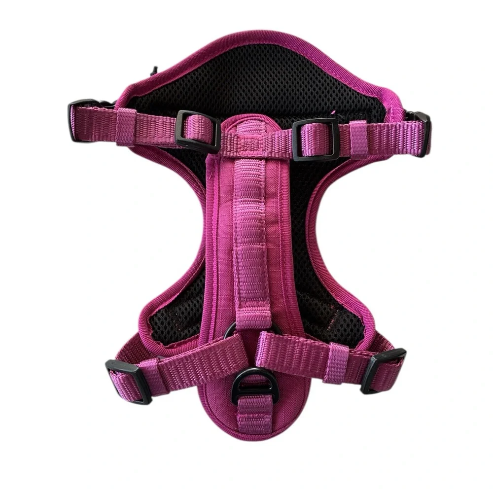 Kong Dog Harness Poop Bag Security Straps Lightweight Pink Black Mesh Small - Picture 2 of 6